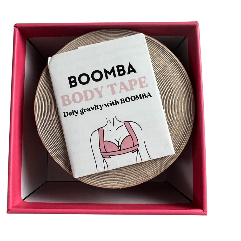 Boomba Reusable Body Tape Mega Roll 3" x 21 Feet New in Opened Box